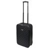 ProWorld 28L Black Suitcase - Elegant Quilt Design