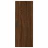 Stylish Highboard Brown Oak | 34.5x34x180 cm | Hipomarket