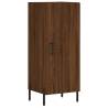 Stylish Highboard Brown Oak | 34.5x34x180 cm | Hipomarket