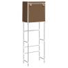 2-Tier Storage Rack Over Toilet - Brown, 56x30x170 cm