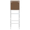 2-Tier Storage Rack Over Toilet - Brown, 56x30x170 cm