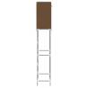 2-Tier Storage Rack Over Toilet - Brown, 56x30x170 cm