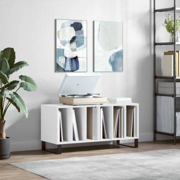 Stylish Record Cabinet - White 100x38x48 cm | HipoMarket