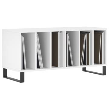 Stylish Record Cabinet - White 100x38x48 cm | HipoMarket