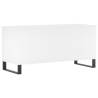 Stylish Record Cabinet - White 100x38x48 cm | HipoMarket