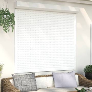 Aluminium Roller Shutter 160x150 cm - White | HipoMarket