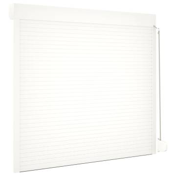 Aluminium Roller Shutter 160x150 cm - White | HipoMarket