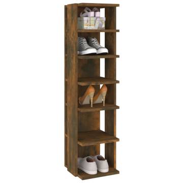 Shoe Racks 2 pcs Smoked Oak - Stylish Storage Solutions