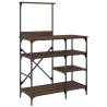 Baker's Rack Brown Oak - Stylish Storage Solution | HipoMarket