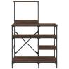 Baker's Rack Brown Oak - Stylish Storage Solution | HipoMarket