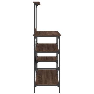 Baker's Rack Brown Oak - Stylish Storage Solution | HipoMarket