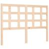 Solid Wood Bed Frame with Headboard 120x200 cm | HipoMarket