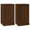 Stylish Brown Oak Sideboards - 2 pcs, Engineered Wood | Hipomarket