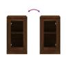 Stylish Brown Oak Sideboards - 2 pcs, Engineered Wood | Hipomarket