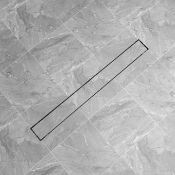 Linear Shower Drain 930x140 mm Stainless Steel - Hipomarket