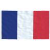 France Flag and Pole 5.55 m Aluminium - Eye-Catching Set