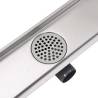 Linear Shower Drain 930x140 mm Stainless Steel - Hipomarket