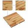 Decking Tiles 30 pcs 30x30 cm Solid Teak Wood - Durable & Stylish