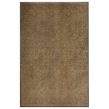 Washable Brown Doormat 120x180 cm | Durable & Non-Slip