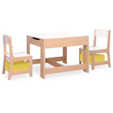 Children's Table with 2 Chairs MDF - Play & Craft Fun