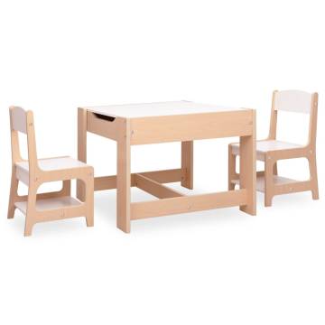 Children's Table with 2 Chairs MDF - Play & Craft Fun