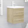 Sink Cabinet Sonoma Oak 41x38.5x48 cm Engineered Wood Colour sonoma oak Size 41 x 38.5 x 48 cm Number of 1 Number of Pieces 