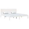 White Solid Wood Bed Frame 180x200 cm - Super King Size