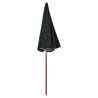 240 cm Anthracite Parasol with Steel Pole | Hipomarket