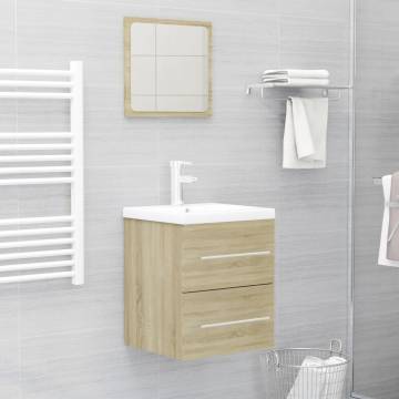 Sink Cabinet Sonoma Oak - Stylish Bathroom Storage Solution