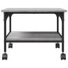 2-Tier Printer Stand Grey Sonoma - Organise Your Workspace