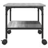 2-Tier Printer Stand Grey Sonoma - Organise Your Workspace