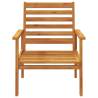 Garden Sofa Chair Set - Solid Acacia Wood 2pcs | Hipo Market