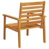 Garden Sofa Chair Set - Solid Acacia Wood 2pcs | Hipo Market