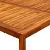 Garden Coffee Table 110x110 cm - Solid Acacia Wood | HipoMarket