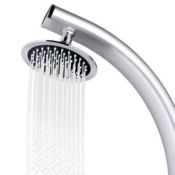 Garden Shower 215 cm Aluminium - Stylish Outdoor Shower