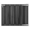 Garden Gate WPC 100x80 cm Grey Size 100 x 80 cm 