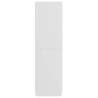 Stylish White Wardrobe - 82.5x51.5x180 cm Engineered Wood