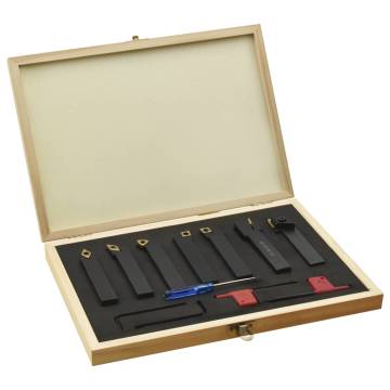 12 Pcs Indexable Turning Tool Set - 16x16 mm | HiPo Market