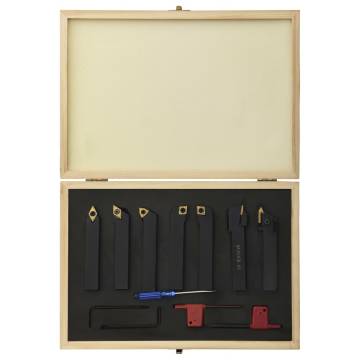 12 Pcs Indexable Turning Tool Set - 16x16 mm | HiPo Market