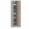 Highboard Grey Sonoma - Stylish Engineered Wood Storage | Hipo Market