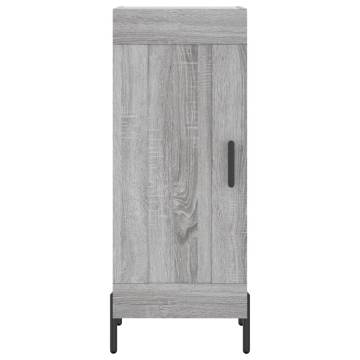 Highboard Grey Sonoma - Stylish Engineered Wood Storage | Hipo Market