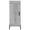 Highboard Grey Sonoma - Stylish Engineered Wood Storage | Hipo Market