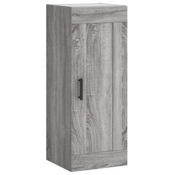 Highboard Grey Sonoma - Stylish Engineered Wood Storage | Hipo Market