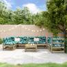 8 Piece Garden Lounge Set Impregnated Wood Pine Colour natural impregnated Number of 8 