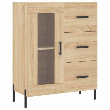 Highboard Sonoma Oak 69.5x34x180 cm | Stylish Storage Solution