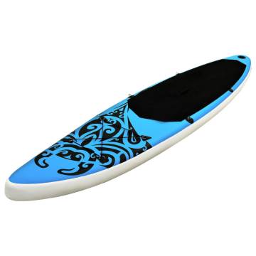 Inflatable Stand Up Paddleboard Set - Blue 320x76 cm