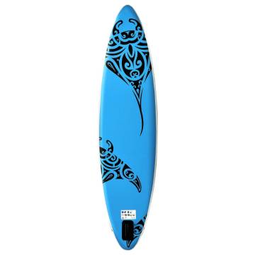 Inflatable Stand Up Paddleboard Set - Blue 320x76 cm