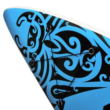 Inflatable Stand Up Paddleboard Set - Blue 320x76 cm