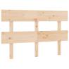 Stylish Solid Pine Bed Headboard - 124x3x81 cm