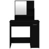 Stylish Black Dressing Table Set - 86.5x35x136 cm